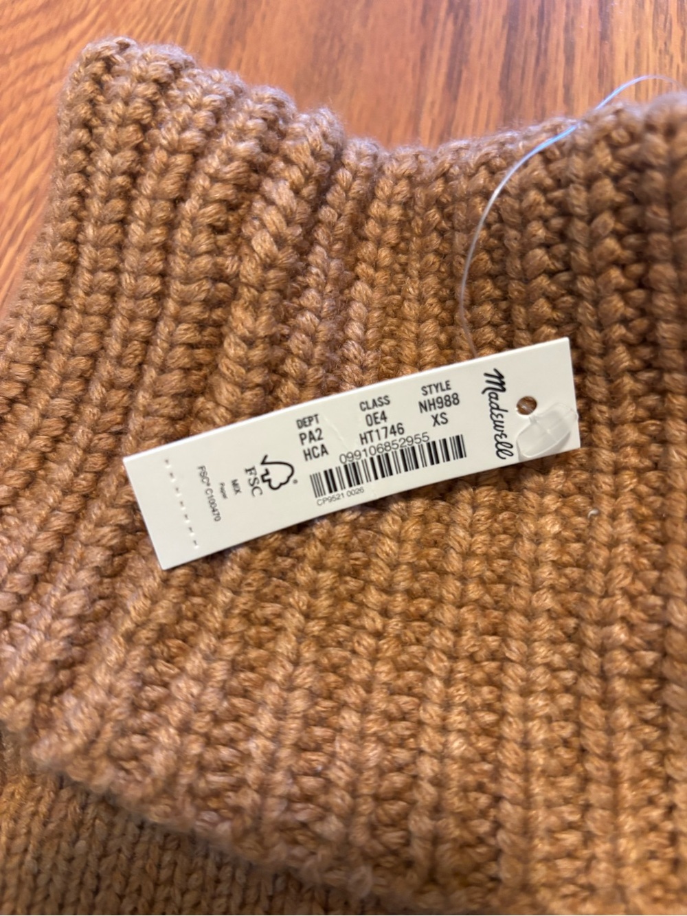Madewell Sadler Boxy Merino Wool Blend Turtleneck Sweater - Picture 12 of 12